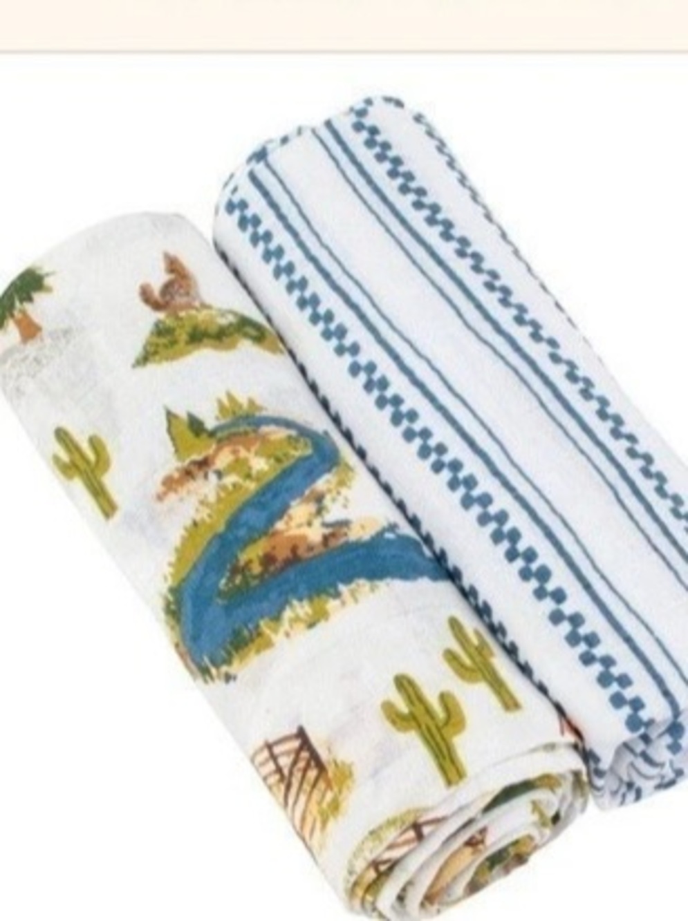 Bebe au Lait Muslin Swaddle Blanket Set Cotton Swaddle Blanket Set